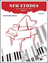 New Etudes, Book 1 piano sheet music cover